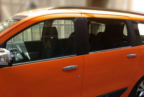 Edelstahl Fensterleisten passend für DACIA LODGY | 2012-2022 | 4tlg SET POLIERT