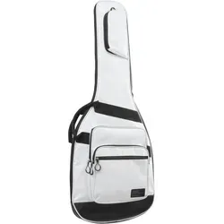 Ibanez IGB571-WH Gigbag für E-Gitarre - Weiß - Robuste Gigbag mit 15 mm Seitenpolster für optimalen Schutz, extra 10 mm Polsterung im Boden, große Taschen für Zubehör, langlebiges PVC-Material und stilvolles Design.