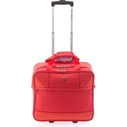 GLADIATOR Pilotenkoffer 2100 mit 2 Rollen - Aktenkoffer aus strapazierfähigem Polyester, ideal für Vielflieger. Mit umfassender Innenorganisation für Laptop bis 18 Zoll und praktischem Tragegriff.