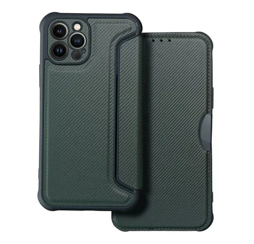 cofi1453 Smartphone-Hülle Handy Tasche "Razor" Buchtasche Hülle Magnet Carbon-Cover