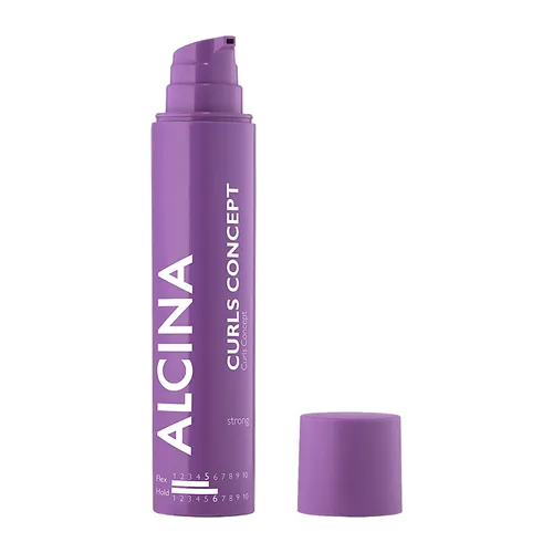 ALCINA Curls Concept 100 ml - Styling-Gel für Locken, bietet optimale Lockendefinition und Sprungkraft. Ideal für naturgelocktes oder umgeformtes Haar, einfach anzuwenden für perfekten Halt.