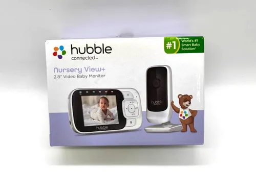 Hubble View Premium Twin 5" Babyphone mit 2 Kameras - Babyphones mit 2 Kameras für optimale Überwachung, 1000ft Reichweite, Nachtsicht und 2-Wege-Kommunikation – ideal für die Sicherheit Ihres Babys.