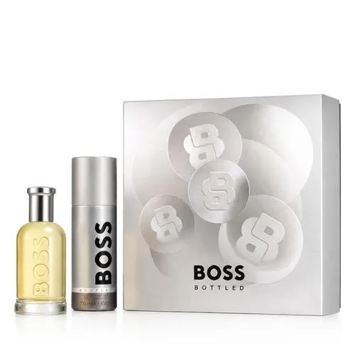 Hugo Boss BOSS Bottled Geschenkset - Herrendüfte mit 50 ml Eau de Toilette und 150 ml Deodorant Spray, ideal für die tägliche Anwendung und ein perfektes Geschenk in stilvoller Verpackung.