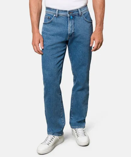 Pierre Cardin Herren 5-Pocket Dijon Jeans, Dark Blue Used, 36W / 34L - Jeans aus Bio-Baumwolle mit nachhaltigem Comfort Stretch für optimale Bewegungsfreiheit und Formbeständigkeit – ideal für den modebewussten Mann.