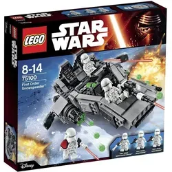 LEGO 75100 Star Wars First Order Snowspeeder - Detailreicher Snowspeeder mit 3 Minifiguren und Shooter. Ideal für kreative Star Wars Szenen im Kinderzimmer!