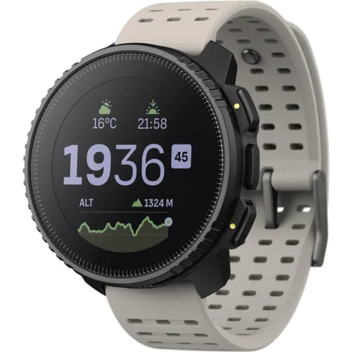 Suunto Vertical Sportuhr - Hell Grau, GPS-fähige Sportuhr für präzises Tracking beim Laufen und Outdoor-Aktivitäten
