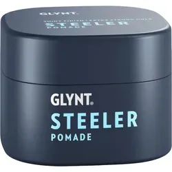 GLYNT STEELER Pomade 75ml – Starkes Styling - Wasserbasierte Pomade für flexibles Styling mit starkem Halt. Ideal für beeindruckende Looks und einfach auszuwaschen. Perfekt für kreative Frisuren und den ganzen Tag zuverlässigen Halt.