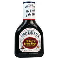 Hickory & Brown Sugar Barbecue Sauce 510 g - Leckere Barbecue-Sauce in praktischer Quetschflasche, ideal für Grillgerichte und zum Marinieren. Genießen Sie den süß-rauchigen Geschmack!