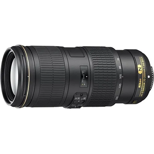 Nikon AF-S Nikkor 70-200 mm f/4 G ED VR Teleobjektiv - Hochwertiges Teleobjektiv für Nikon DSLR-Kameras mit schneller Autofokus-Technologie und Bildstabilisierung, ideal für Sport- und Portraitfotografie.