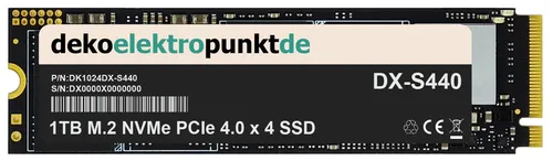 1TB M.2 NVMe Gen4 SSD Festplatte passend für MacBook Pro 13.3" ([2020 / Z0Z4])