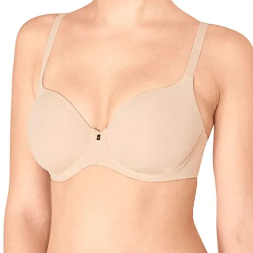 Triumph Damen Vollschalen BH Body Make-Up Essentials WP, Beige (Nude Beige 00Nz) - Funktionsunterwäsche: Federleichter und nahtfreier Schalen-BH mit atmungsaktiven Spacer Cups, der sich perfekt anpasst und unter enger Kleidung unsichtbar bleibt.