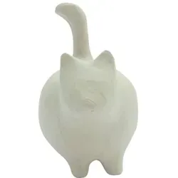 Décopatch 2x Pappmaché, Spardose stehende Katze 14x8,5x15cm Kartonbraun AC841C