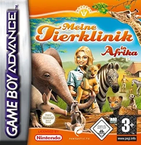 Meine Tierklinik in Afrika - Spiel für Game Boy Advance - Interaktives Tierpflege-Spiel für Game Boy Advance, ideal für Tierliebhaber und junge Spieler, die Verantwortung übernehmen möchten.