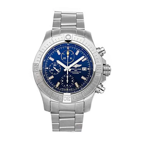 Breitling Avenger Herrenuhr A13317101C1A1 - Armbanduhr für Herren mit blauem Zifferblatt, kratzfestem Saphirglas und robustem Design – ideal für Abenteurer und Wassersportler.