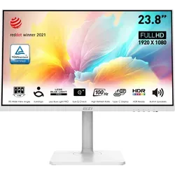 MSI Modern MD2412P LED-Monitor 24" - 24" Full HD IPS Monitor mit 1 ms Reaktionszeit und 100 Hz Bildwiederholrate, höhenverstellbar für optimalen Komfort, ideal für Home Office und Gaming.