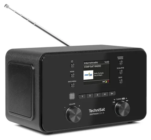 TechniSat DIGITRADIO 550 IR - Stereo Internetradio mit DAB+, UKW, WLAN und Bluetooth, rauschfreier Klang und App-Steuerung