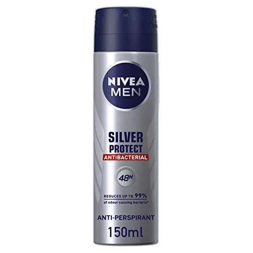 Nivea Men Silver Protect Dynamic Power 48h Anti-Perspirant Deodorant Spray, 150ml