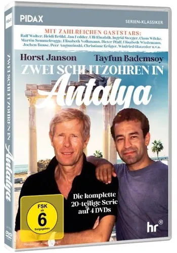 Zwei Schlitzohren in Antalya - Die komplette 20-teilige Serie - Filme: Erleben Sie die gesamte Serie mit Horst Janson auf DVD, ein unterhaltsamer Klassiker für Filmfans!