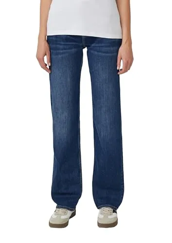 s.Oliver Jeans Karolin - Regular Fit, Mid Rise, Straight Leg dunkelblau 42/32 - Jeans für Damen im Regular Fit mit Mid Rise Bund für modernen Komfort und zeitlose Eleganz. Robuster Denim im 5-Pocket-Stil, ideal für vielseitige Outfits.
