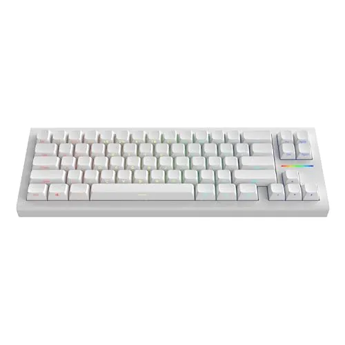 Nubi NK68HE Weiß – Hall-Effekt-Gaming-Tastatur - Erleben Sie präzises Gaming mit der Nubi NK68 HE. Mit 8 KHz Abtastrate und innovativer Gasket-Mount-Konstruktion bietet sie außergewöhnliche Performance und Komfort beim Spielen.