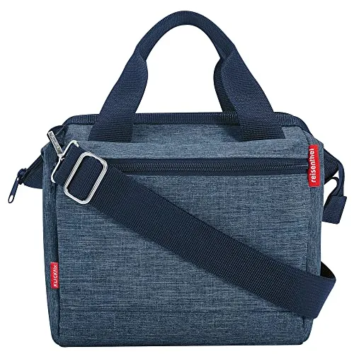 Asista KLICKfix Roomy Lenkertasche – Blau, 24x22x13cm - Fahrradtaschen mit Tragegriff und Schultergurt, ideal für praktische Aufbewahrung während der Fahrt.