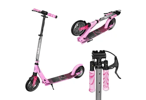 NILS EXTREME Cityroller Lumia – Rosa Freizeitroller mit Bremse - Der NILS EXTREME Cityroller Lumia ist ideal für Kinder ab 6 Jahren. Mit seiner stabilen Bauweise und der praktischen Bremse sorgt er für sicheres Fahren im urbanen Umfeld. Benutzergewicht bis 100 kg.