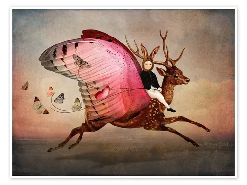 Posterlounge Poster Catrin Welz-Stein, Unterwegs, Kinderzimmer Vintage Kindermotive