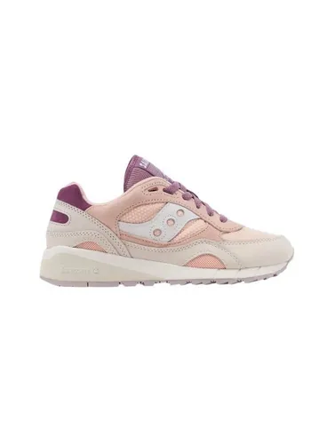 Saucony Sneaker Shadow 6000 Damen in Pink/Violett, Größe 37 - Klassische Retro-Sneaker aus Veloursleder und Leder, ideal für trendige Lauf-Style. Genieße den Komfort und die angesagte Optik beim Sport oder in der Freizeit.