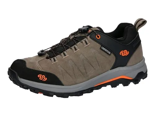 BRÜTTING Outdoorschuh Mount Chester, Gr. 46, braun - Wasserdichte Wanderschuhe aus robustem Veloursleder mit Schnellschnürsystem für optimale Passform und Tragekomfort. Ideal für Outdoor-Abenteuer mit rutschfester Gummisohle für beste Traktion.