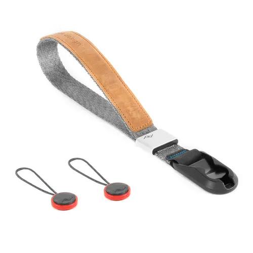 Peak Design Cuff Ash Handschlaufe (Handgelenkschlaufe) - z.B. für DSLR-Kameras, Systemkameras oder Kompaktkameras