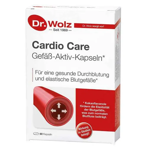 Cardio CARE Dr.wolz Kapseln 60 St - Rezeptfrei, unterstützt die Durchblutung und fördert die Herzgesundheit