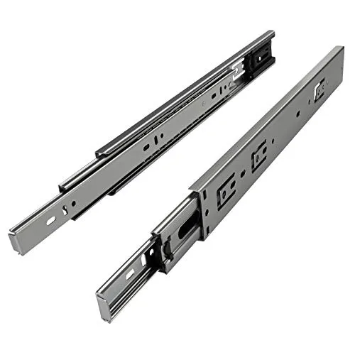 Paar Vollauszüge KV2-35-H45-L250-SE mit Selbsteinzug Länge 250 mm Höhe 45 mm Teleskopauszug belastbar bis 35 Kg von SOTECH dem Spezialist für Schubladenführungen 1