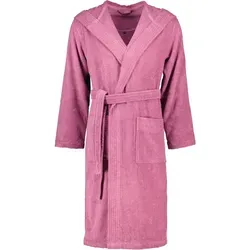 Vossen Bademantel unisex Kapuze Vegan Life blackberry - 3505 S - Bademantel aus 100% veganer Baumwolle, mit praktischer Kapuze, pflegeleicht und ideal für entspannte Tage.