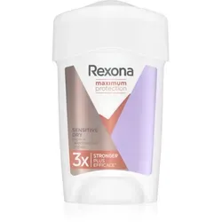 Rexona Maximum Protection Antiperspirant-Creme Sensitive Dry 45 ml - Deos für Damen, bietet langanhaltenden Schutz gegen übermäßiges Schwitzen und Körpergeruch, damit Sie sich den ganzen Tag frisch fühlen.