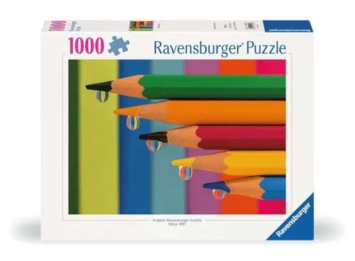 Ravensburger Puzzle 12000572 - Buntstifte - 1000 Teile Puzzle für Erwachsene und Kinder ab 14 Jahren, Geschenk für VW Bulli Fans