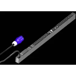 Rittal 7979413 PDU managed 32A/1P CEE - Serverschrank Zubehör mit 12xC13 und 4xC19 Anschlüssen, ideal für effiziente Stromverteilung in Rechenzentren.