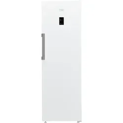 Beko RFNM200T40WN NoFrost-Gefrierschrank 177L - Freistehender NoFrost-Gefrierschrank mit 177 Litern, wechselbarem Türanschlag und 3 Schubladen. Besonders leise mit nur 40 dB, ideal für Familienküchen und flexible Aufstellung.