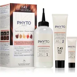 Phyto Color Haarfarbe ohne Ammoniak Farbton 7.43 Copper Golden Blonde 1 St.