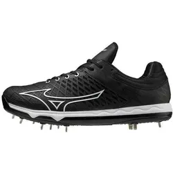 Mizuno Speedrevo Ace (320644) 8,5 Black/White Baseball/Softball Schuhe | Metal Cleats Stollen - Schwarz - 8,5