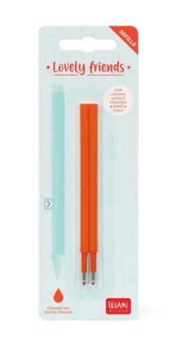 Legami Lovely Friends - 2 Ersatzminen - orange