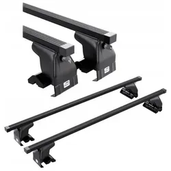 Dachgepäckträger für Volkswagen Up Schrägheck 5-Türer (2012-) - Robuster Dachgepäckträger für Volkswagen Up Schrägheck 5-Türer, ideal für den Transport von Gepäck. Mit TÜV-zertifizierter Qualität und einfacher Montage, perfekt für Abenteuer auf vier Rädern.