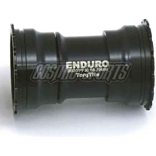 Enduro Bearings Angular Contact Edelstahl TorqTite Innenlager PF30, 30mm, schwarz - Hochwertiges Innenlager für Fahrräder mit Angular Contact-Technologie, ideal für präzise Leistung und Langlebigkeit. Perfekt für anspruchsvolle Radfahrer.