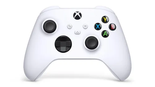 Xbox Wireless Controller - Robot White - Controller für Xbox Series X & S mit modernisiertem Design für mehr Komfort, strukturierten Griffflächen und anpassbaren Tasten über die Xbox Zubehör-App.
