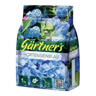 Gärtners Hortensienblau GÄR 1 kg Blütenfärben Farberhaltung Hortensien Dünger