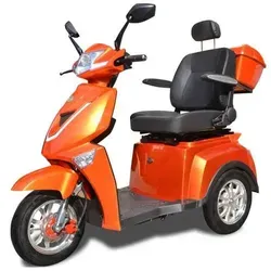 ECO ENGEL 504 Terracotta Elektromobil - Orange - Behinderten-Bedarf mit 20 Ah Lithium Akku, hohe Reichweite von bis zu 60 km und starke 1000 W Motorleistung für mühelose Steigungen.