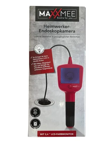 Maxxmee Heimwerker-Endoskop-Kamera, rot
