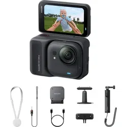 Insta360 GO Ultra Creator Bundle Action-Cam - Action-Cam mit 4K/60fps, 50MP und 156° Ultraweitwinkel. Wasserdicht bis 10m und inkl. Mini-Stativ für kreative Aufnahmen.