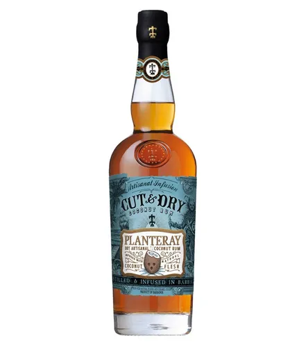 Planteray Cut & Dry Coconut mit Rum - Rum mit tropischer Kokos-Infusion, ideal für Cocktails und Drinks. Exotischer Geschmack für unvergessliche Genussmomente!