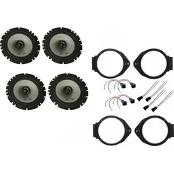 Alpine Lautsprecher Set für Opel Astra K (2015-2021) - 440 Watt - KFZ-Lautsprecherboxen, Komplett Set für optimale Klangqualität in Ihrem Opel Astra K mit langlebigen Neodym-Magneten und Titan-Hochtönern.