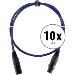 Pronomic DMX-Kabel 100 cm - Störungsfreie Signalübertragung mit Goldkontakten - Hochwertiges DMX-Kabel für Lichteffekte, ideal für Bühnenanwendungen. Mit Goldkontakten und handverlöteten Steckern für optimale Signalübertragung und Langlebigkeit.